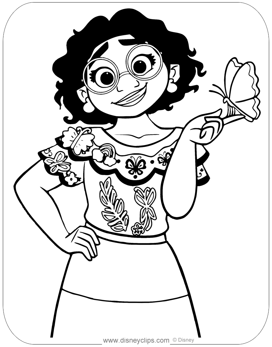 Disney Encanto Coloring Page Coloring Home
