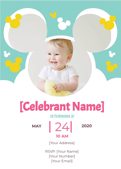 disney invitation template