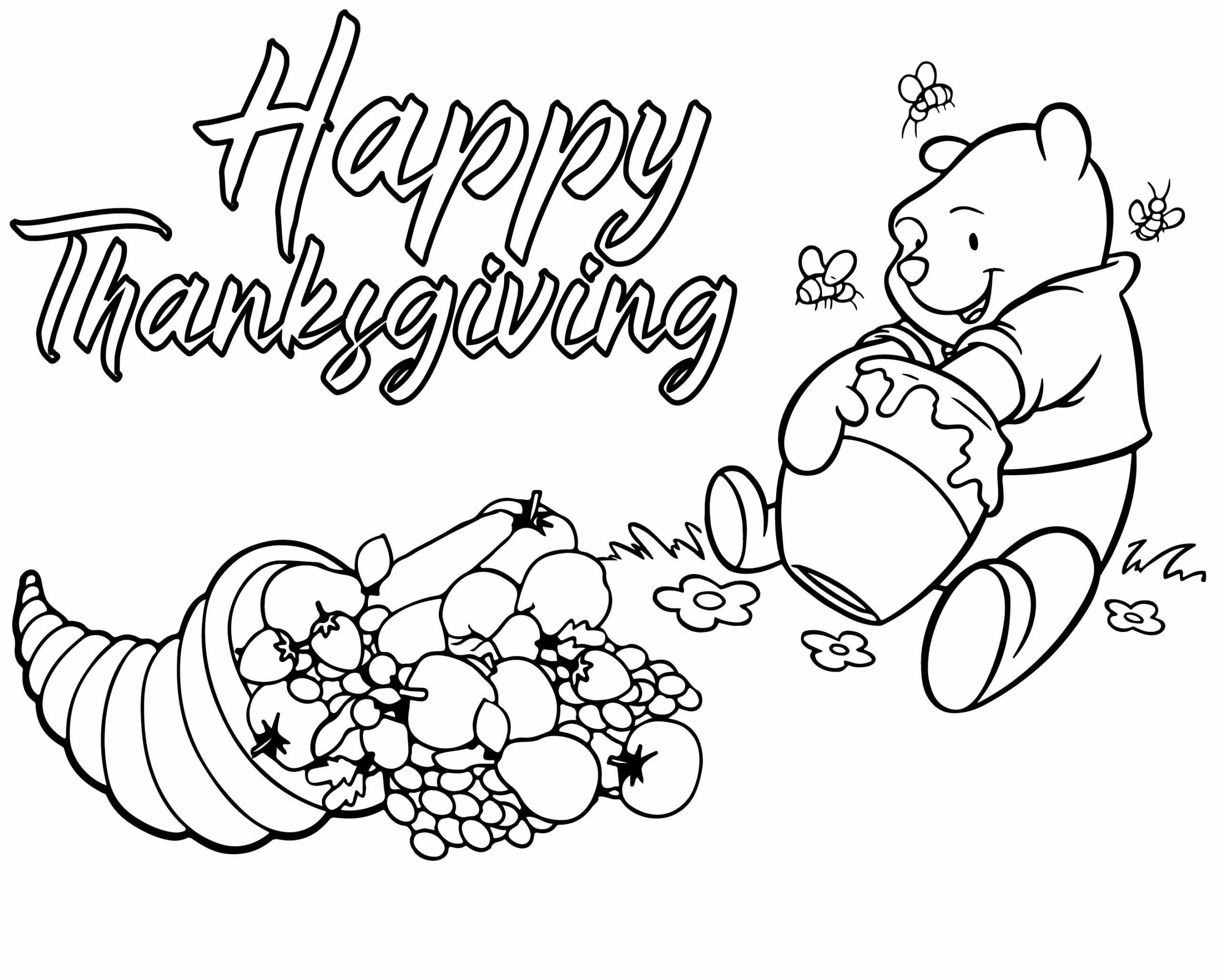 Thanksgiving Coloring Pages Printable