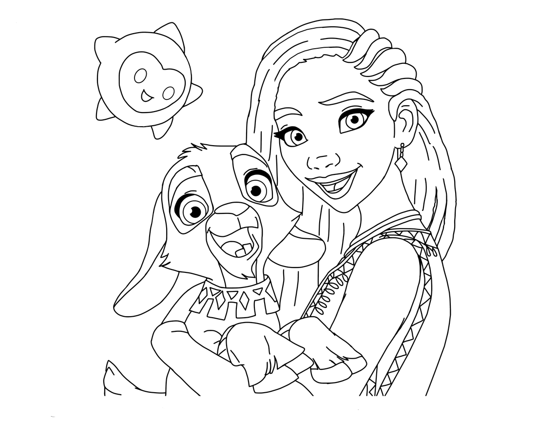 Wish Coloring Pages