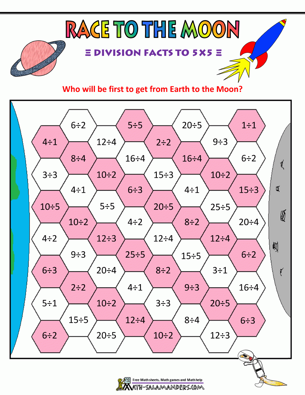 division games for kids printable