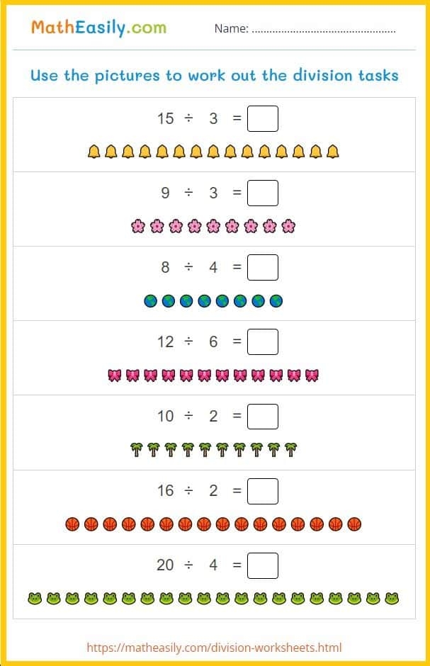 Division Worksheets PDF Free Download