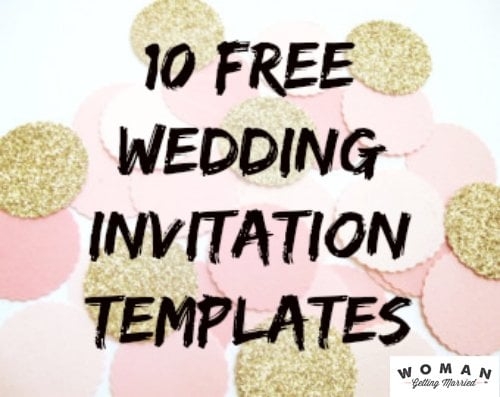 diy wedding invitations templates