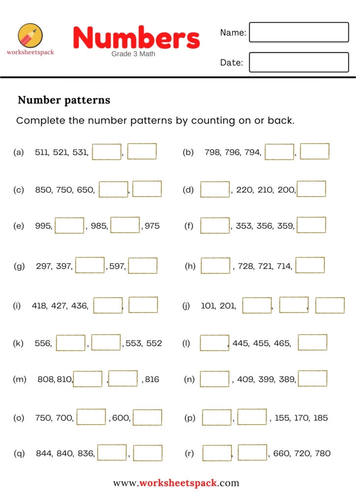Download Numbers In Sequence 1 To 20 Worksheets For Free Worksheets