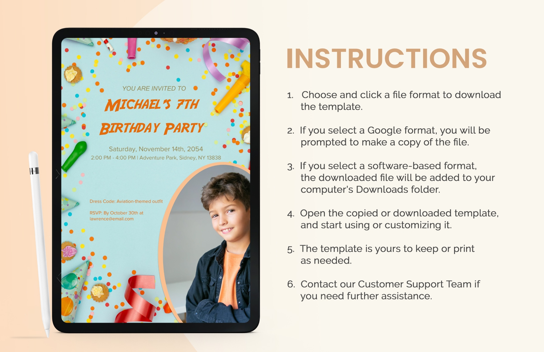 airplane invitation template free