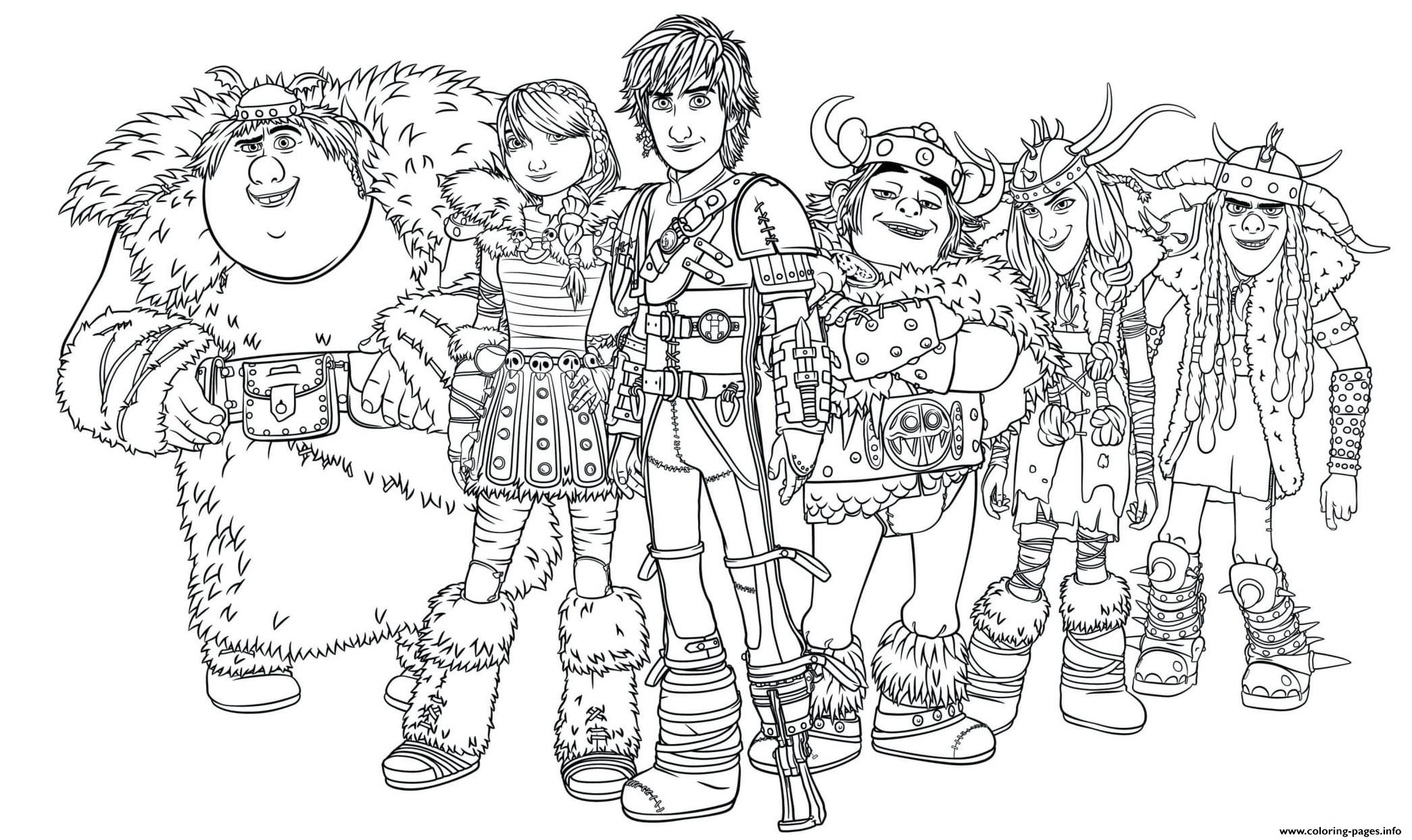 Dragon Riders How To Train Your Dragon Coloring Page Printable