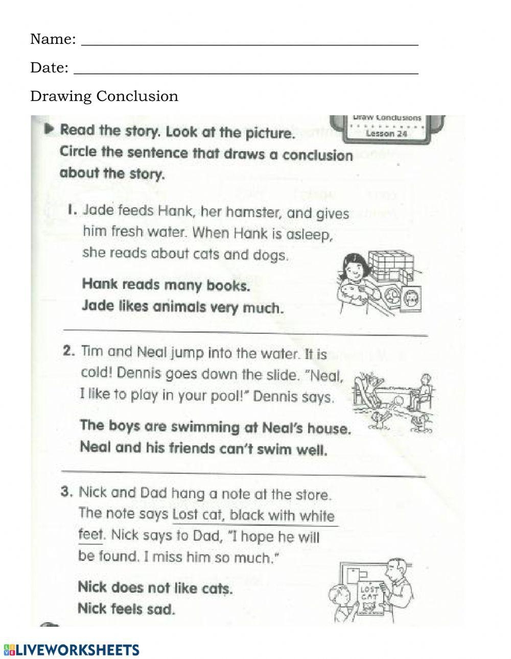 drawing worksheets
