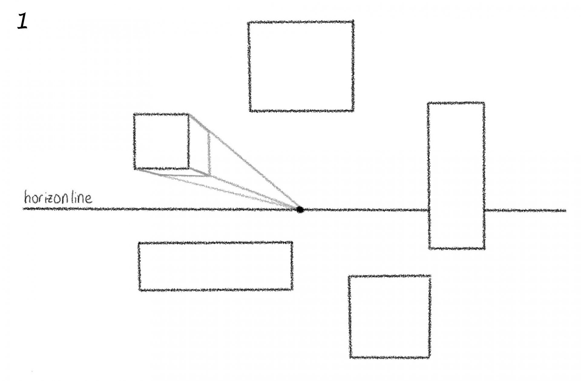 printable one point perspective worksheet pdf
