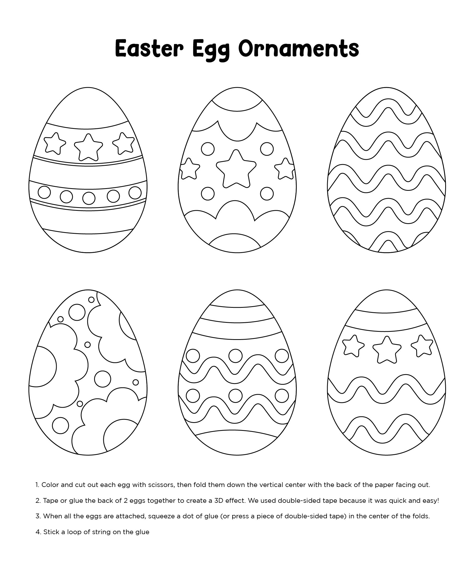 printable crafts for easter