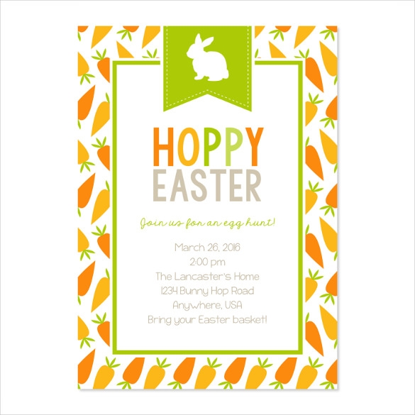 easter invite template free
