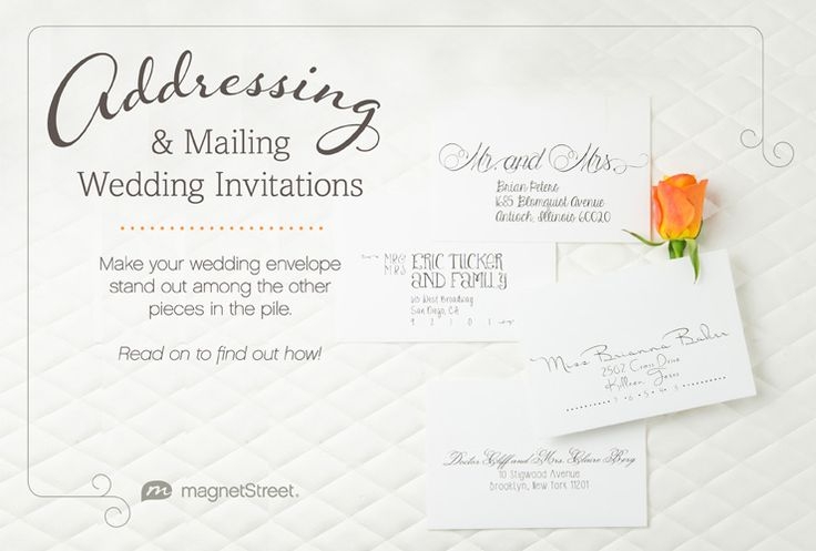 template for addressing wedding invitations