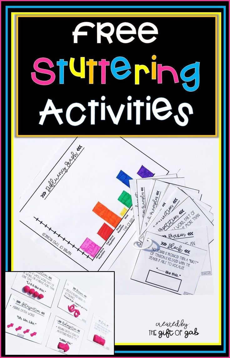 Easy Onset Stuttering Worksheets