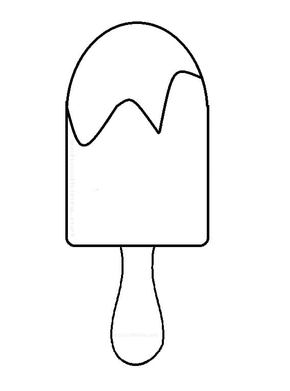 Popsicle Color Page