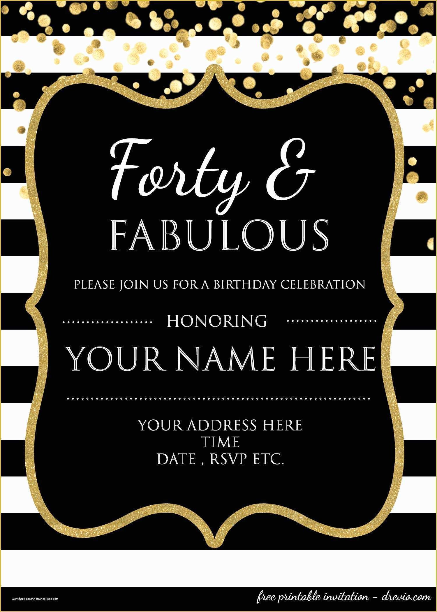 1st birthday party invitations templates free