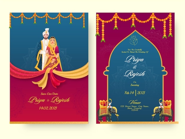 indian invitation templates free