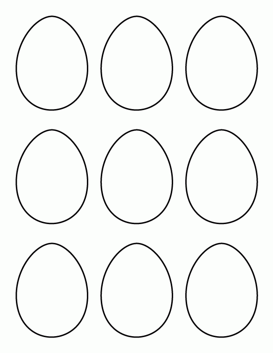 free printable egg template