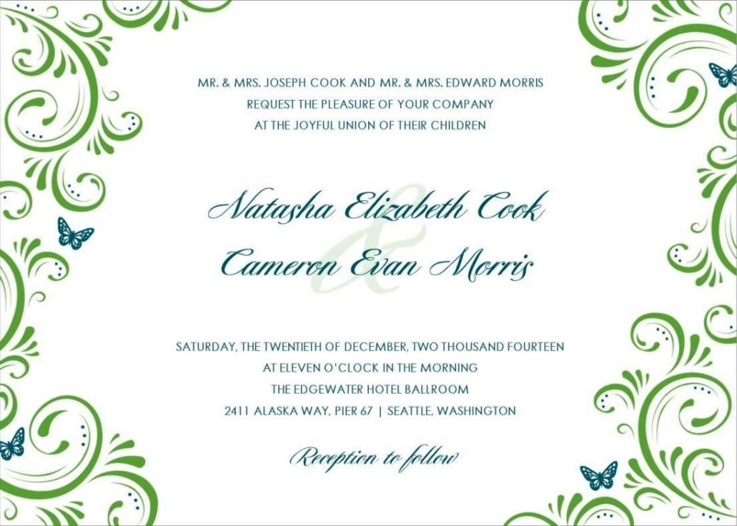 Electronic Invitation Templates Free Download SampleTemplatess 