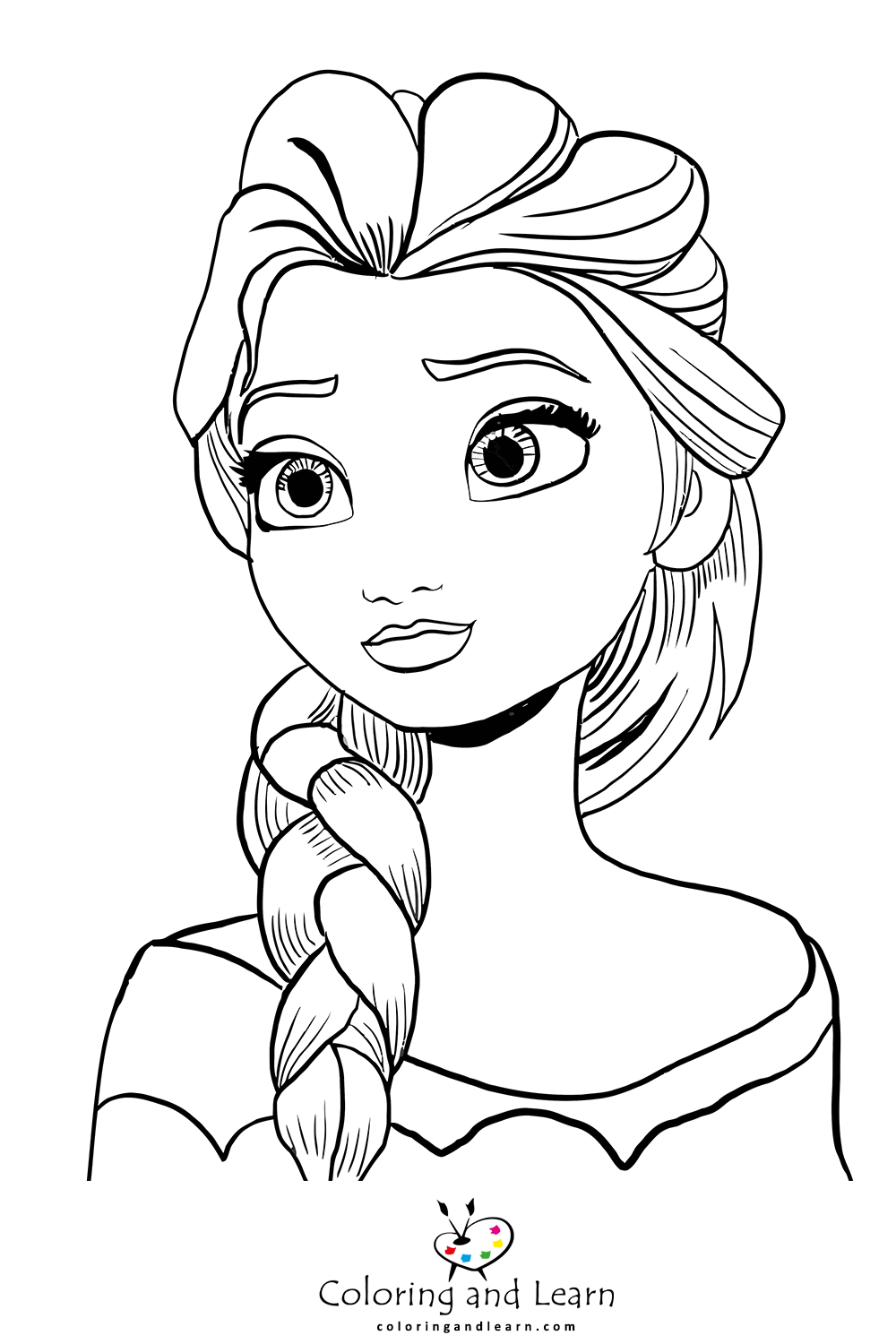 Elsa Coloring Pages 2023 Coloring And Learn