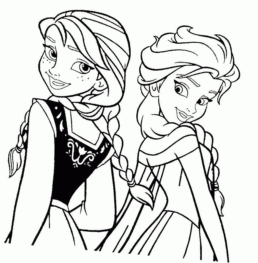 Free Elsa Coloring Pages