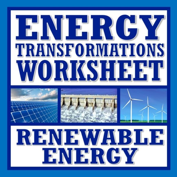 energy and energy transformations worksheet