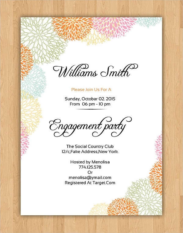 free engagement invitation video template free download