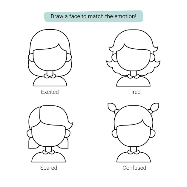 Engaging Emotion Worksheets For Kindergarten Fun Matching Activities