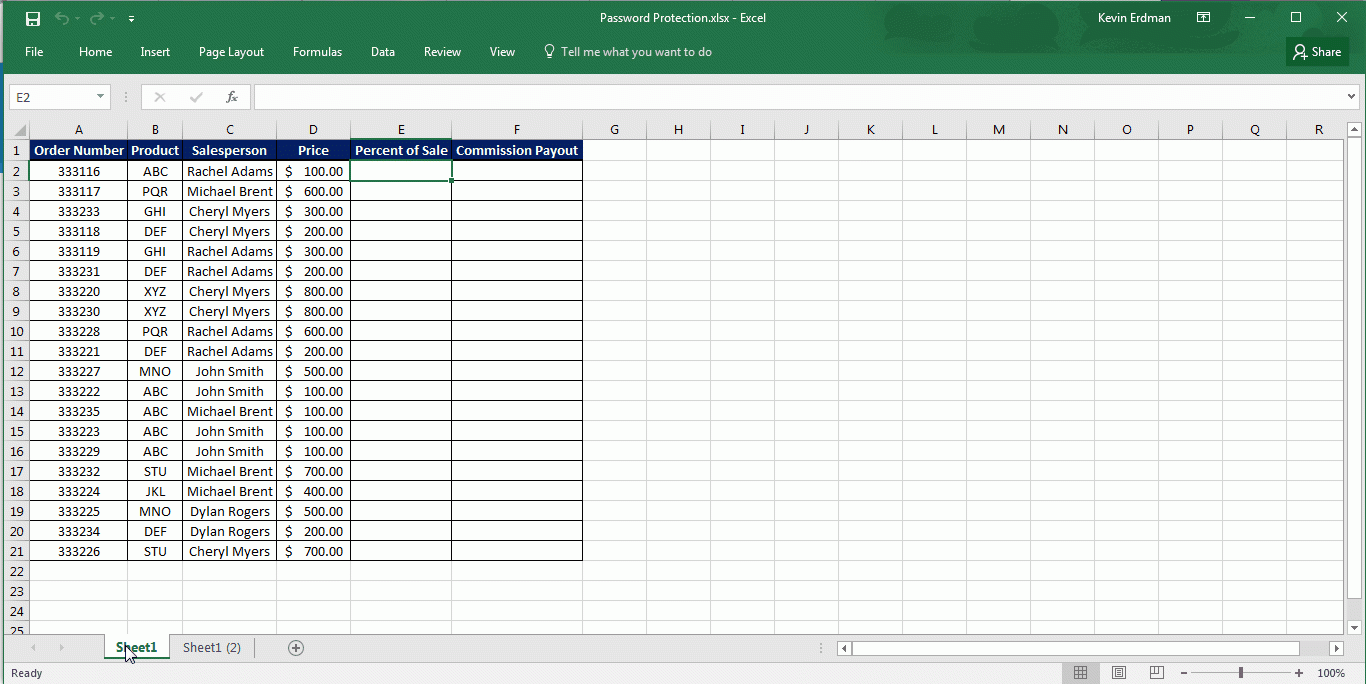 Essential Excel Skills Protecting An Excel Worksheet Learn Excel Now