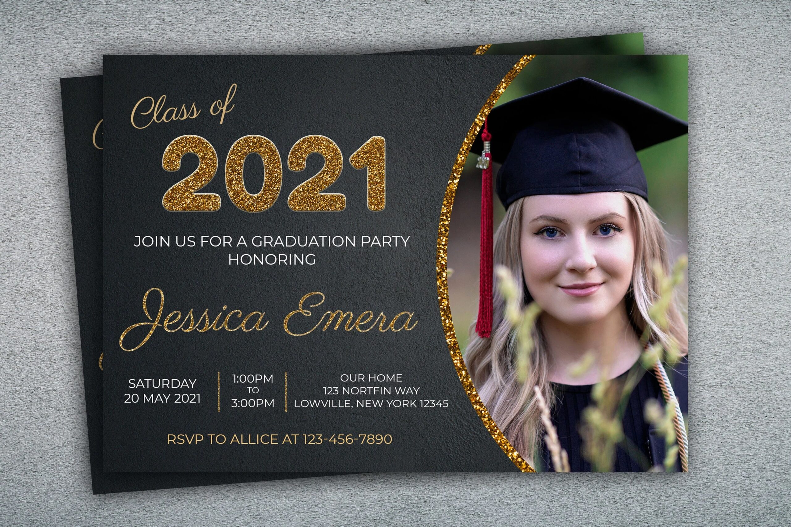 etsy graduation invitation templates