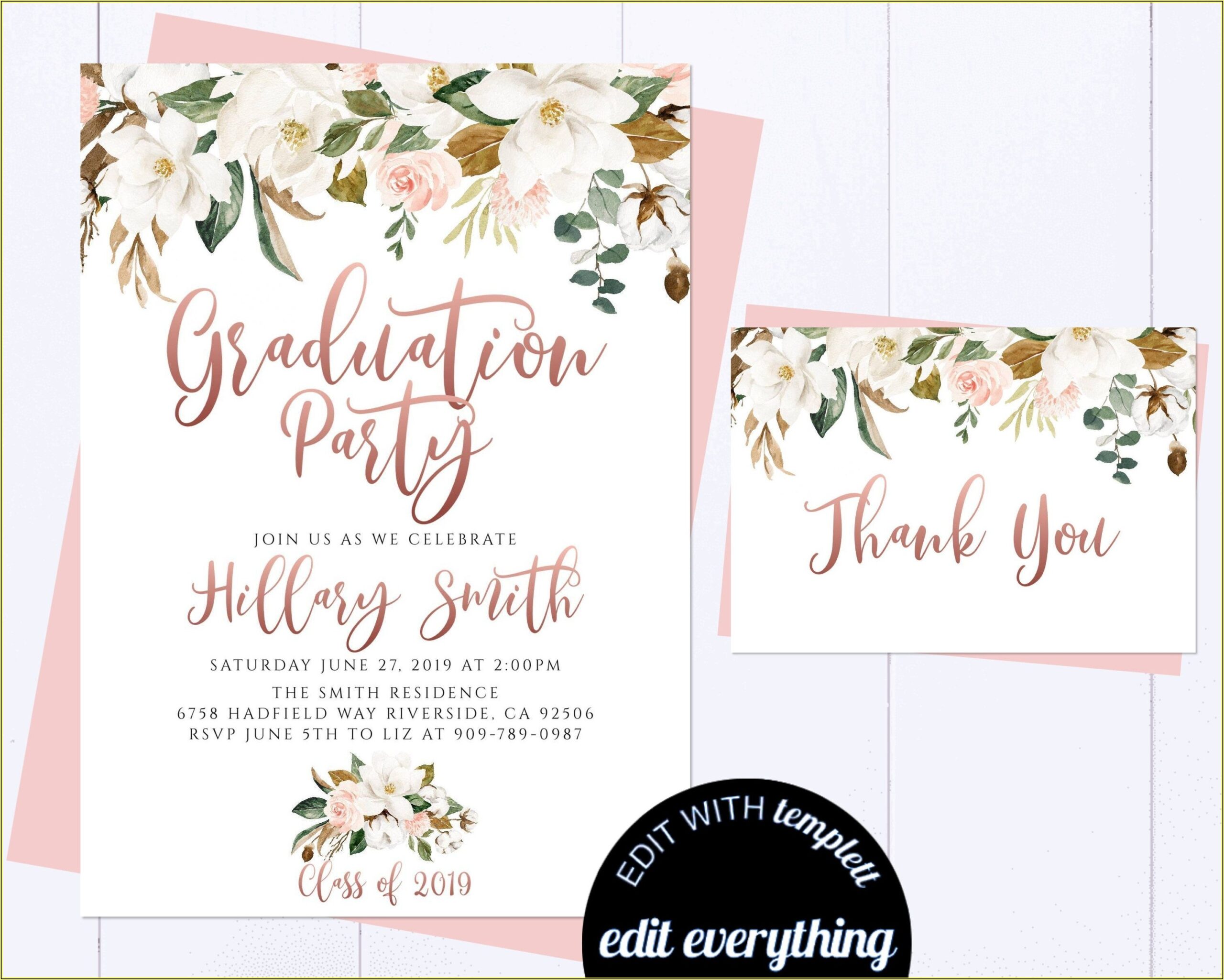 Etsy Graduation Invitation Templates Template 1 Resume Examples 