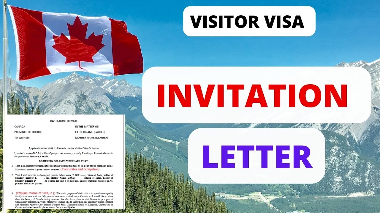 letter of invitation for visitors to canada template