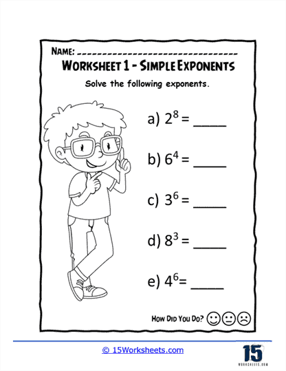 Exponent Worksheets Free Printables Education Worksheets Library
