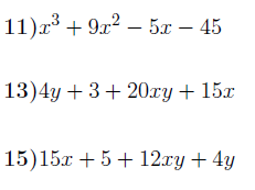Factorisation By Grouping Worksheet with Solutions Teaching Resources