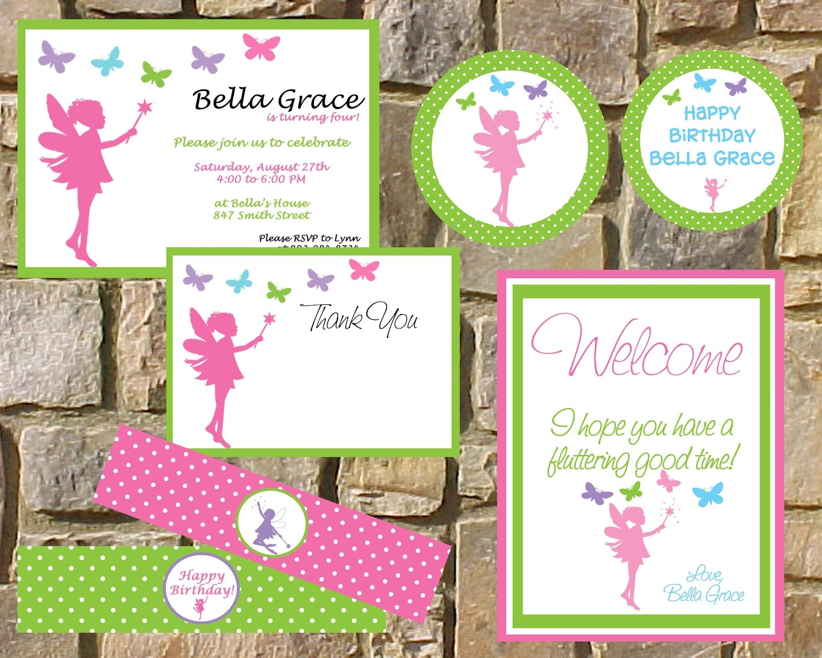 Fairy Invitation Template