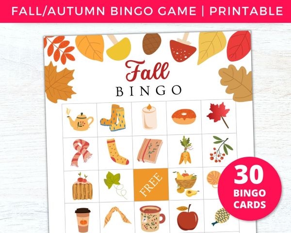 Fall printable games OhClary