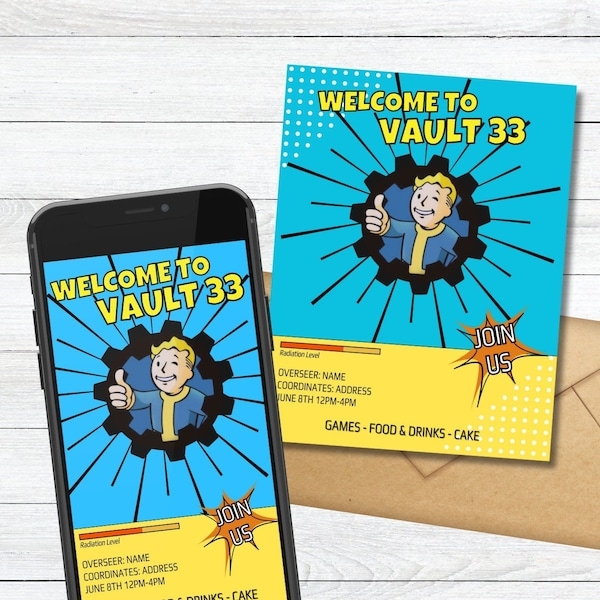 digital birthday invite template