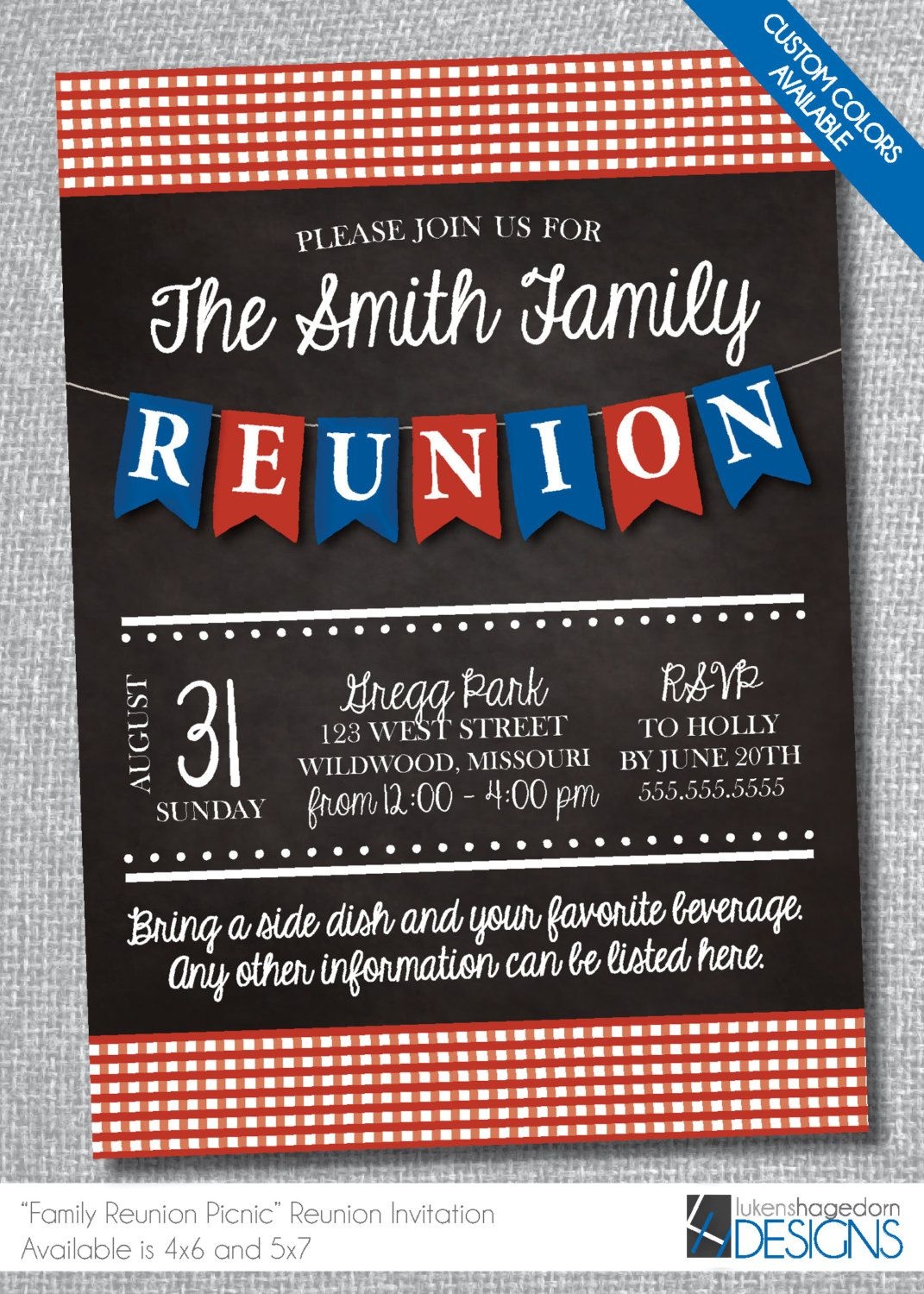 Family Reunion Invitations Templates Dev onallcylinders