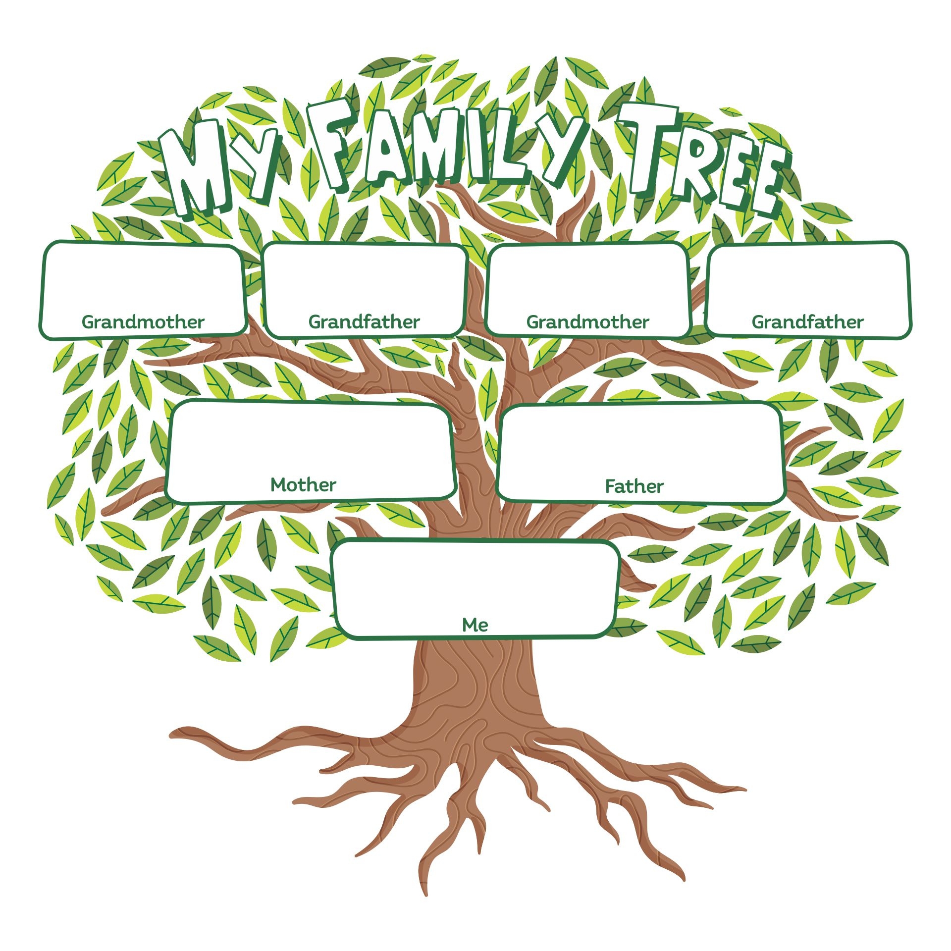 family tree worksheet