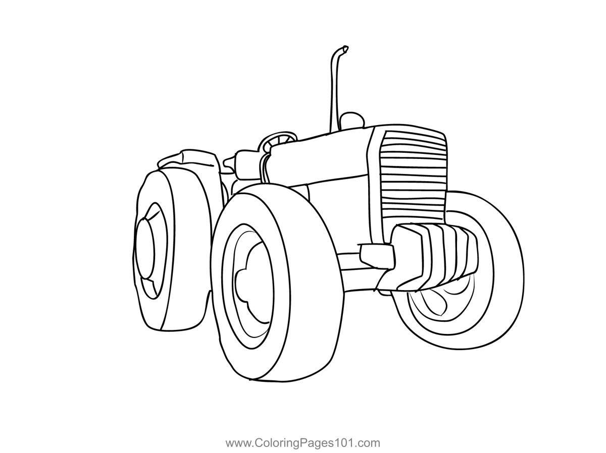 Coloring Pages Of Tractors