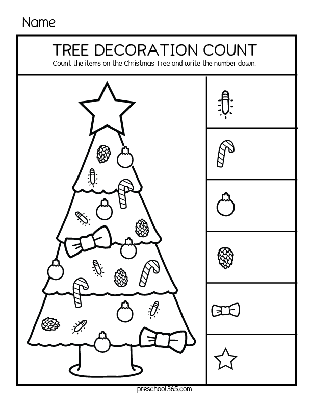 christmas activity worksheet