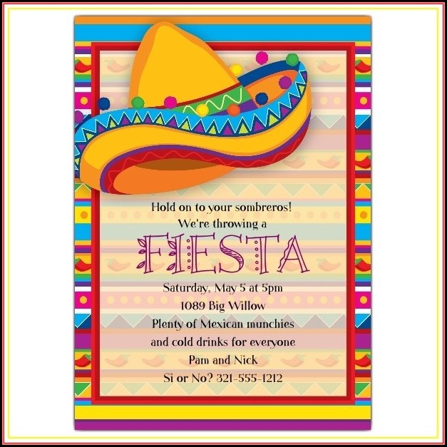 Fiesta Invitation Template Free Download Template 1 Resume Examples 