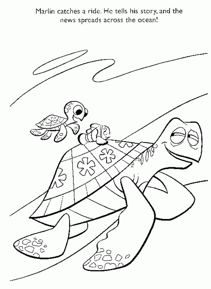 Finding Nemo Color Pages
