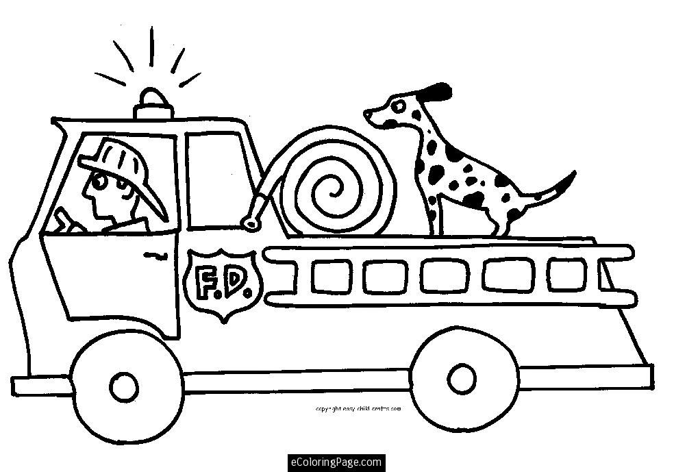 Fire Hydrant Coloring Pages