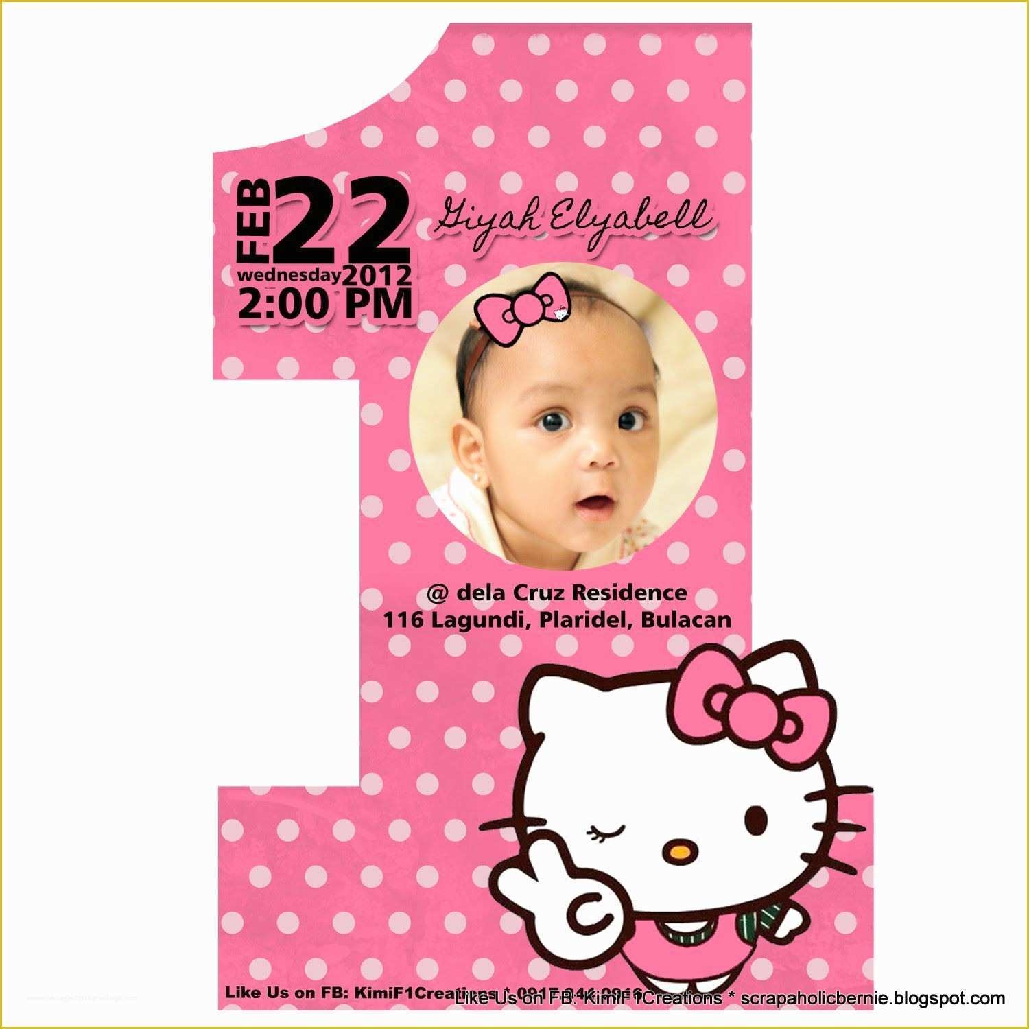 First Birthday Invitation Templates Free Download Of 1st Birthday And 