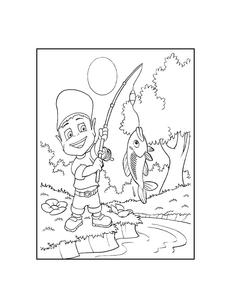 Fishing Coloring Pages