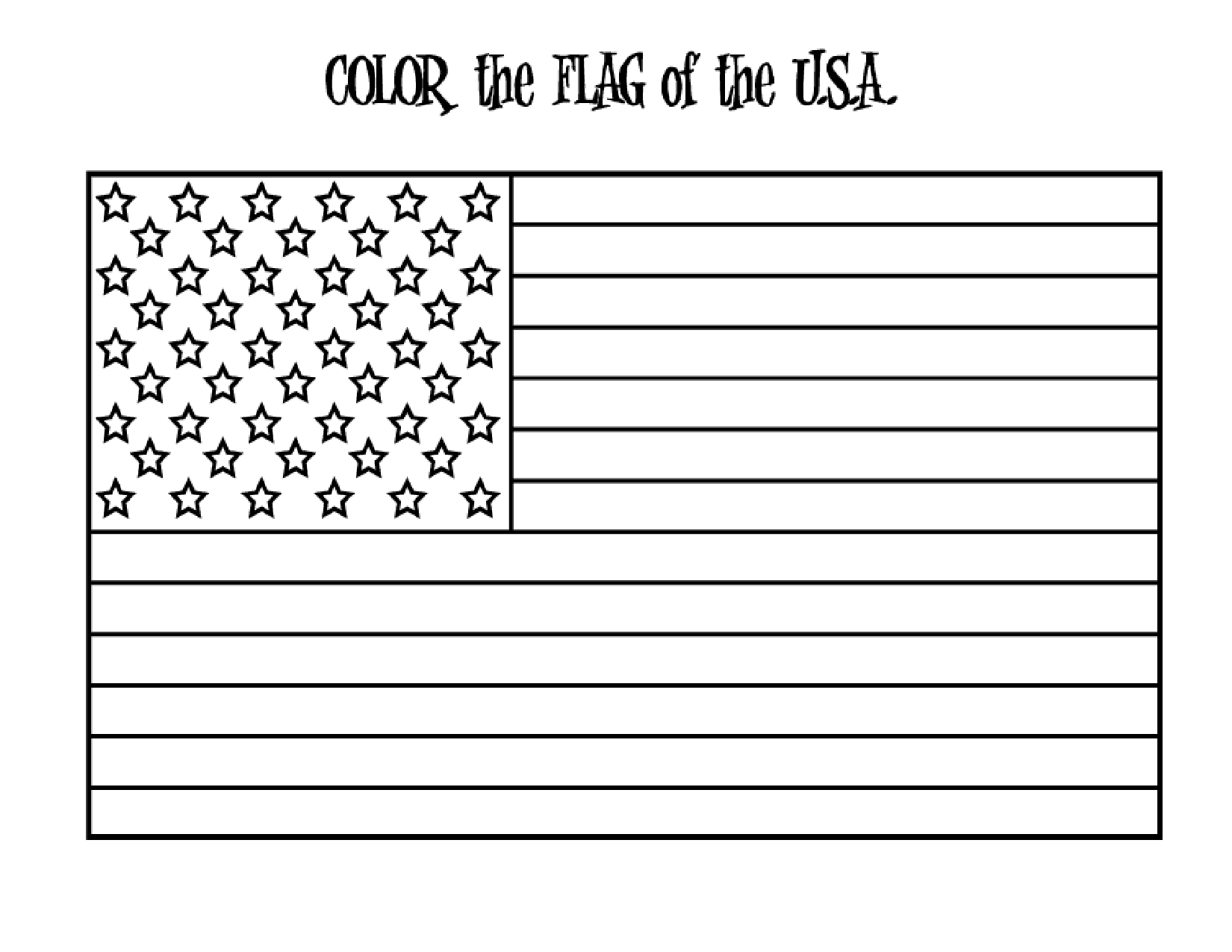 Flag Color Page At Tarkillianblog Blog