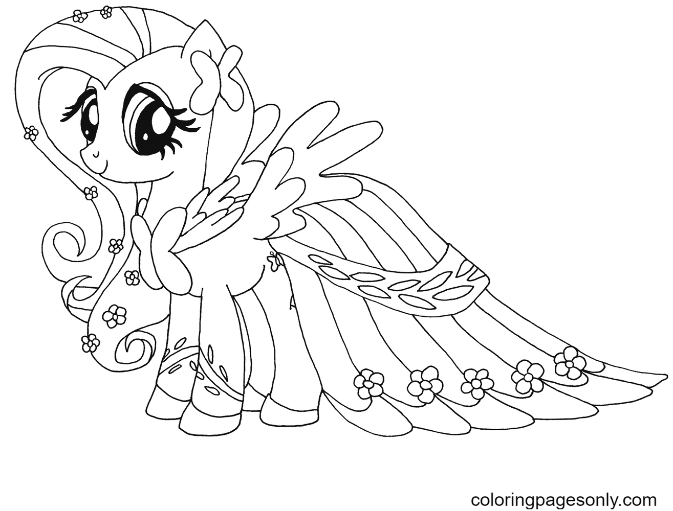 my little pony coloring pages free