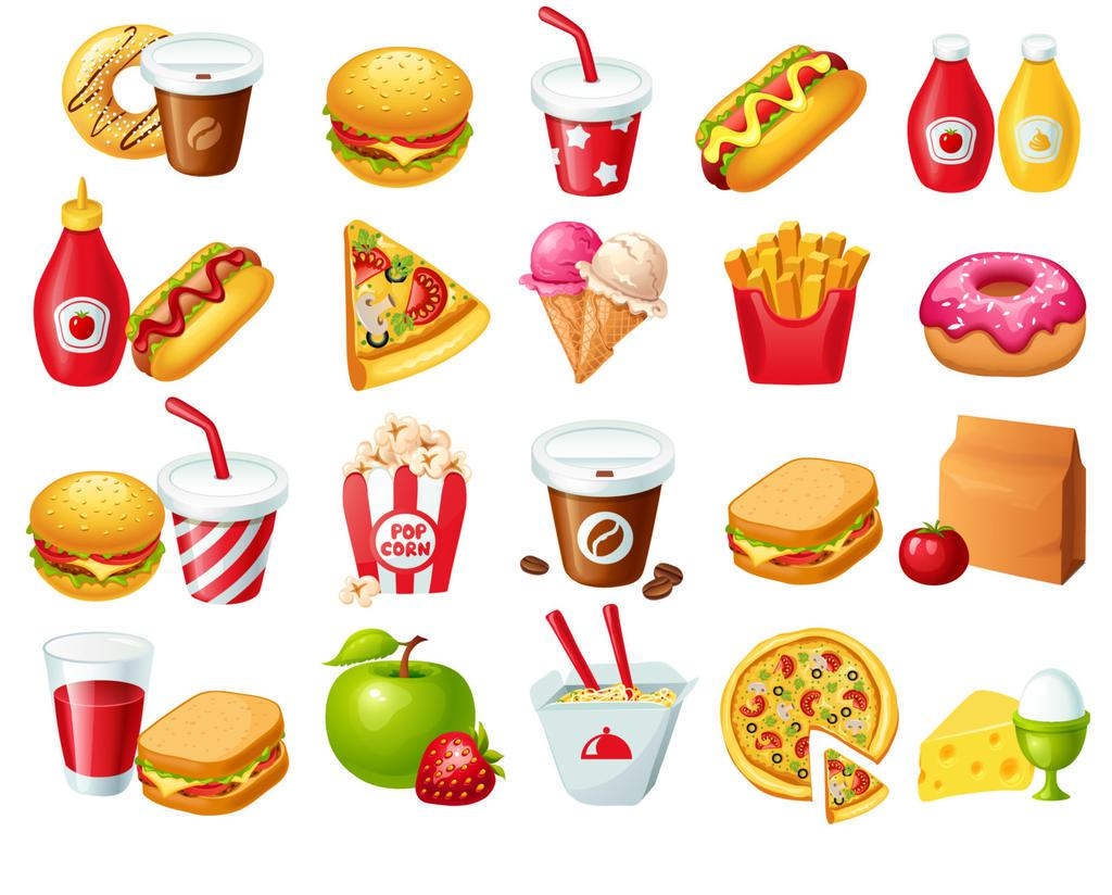 printable pictures of food items