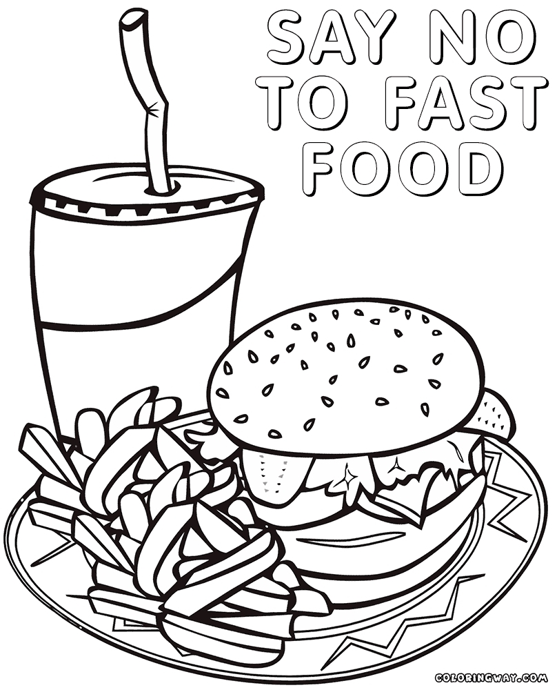 food coloring pages free printable