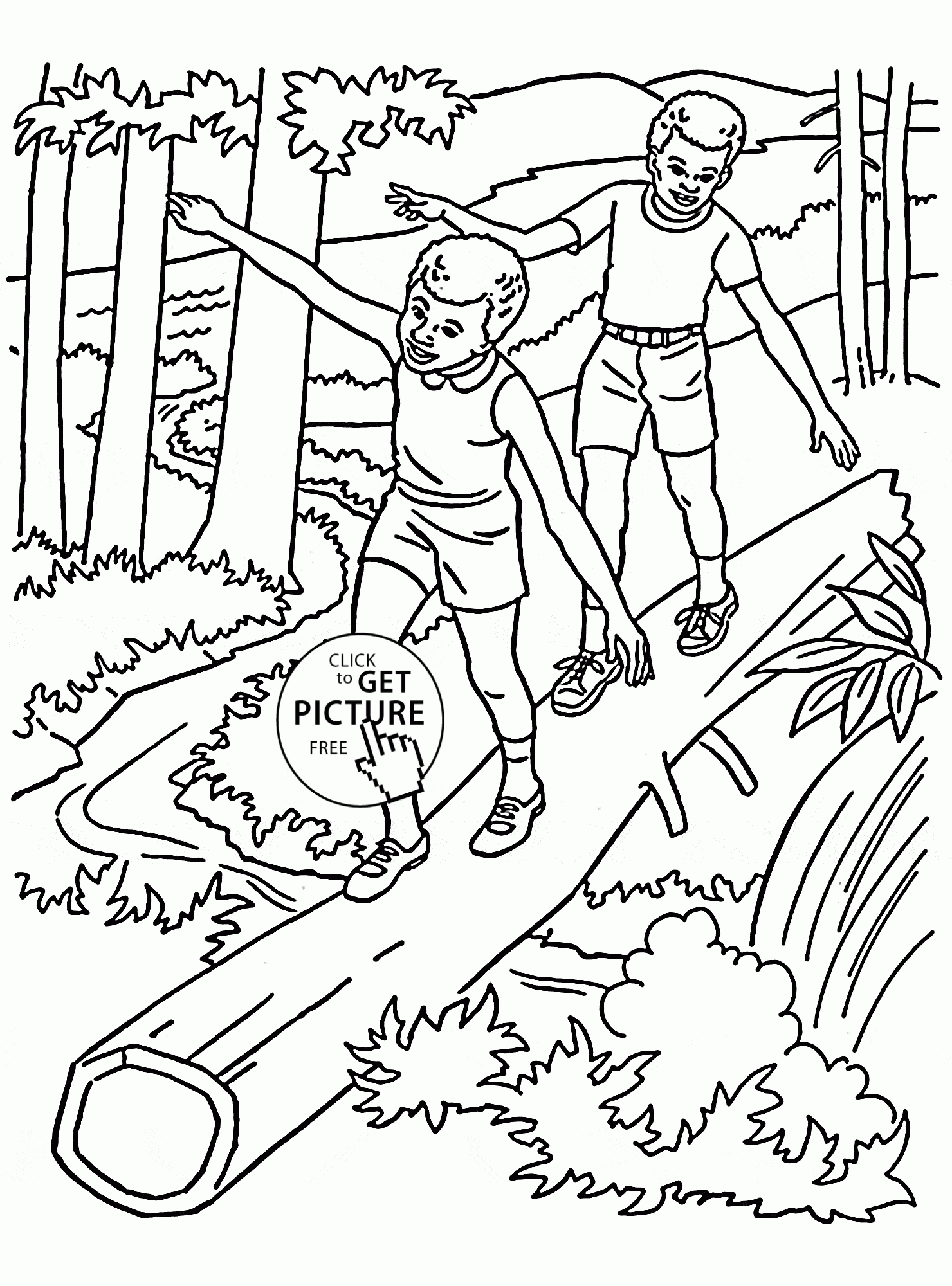Coloring Pages Forest