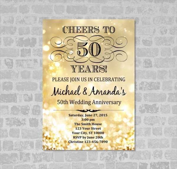 FREE 19 Sample Anniversary Invitation Templates In MS Word PSD AI 